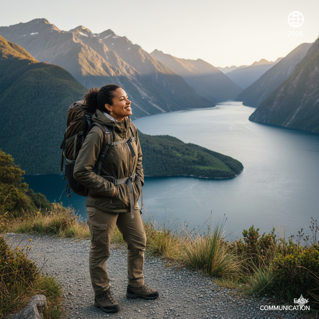 Solo female travel in Oceania (New Zealand) with nature, safety, and easy communication
