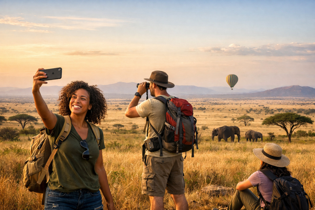 Serengeti National Park Tanzania endless plains and wildlife