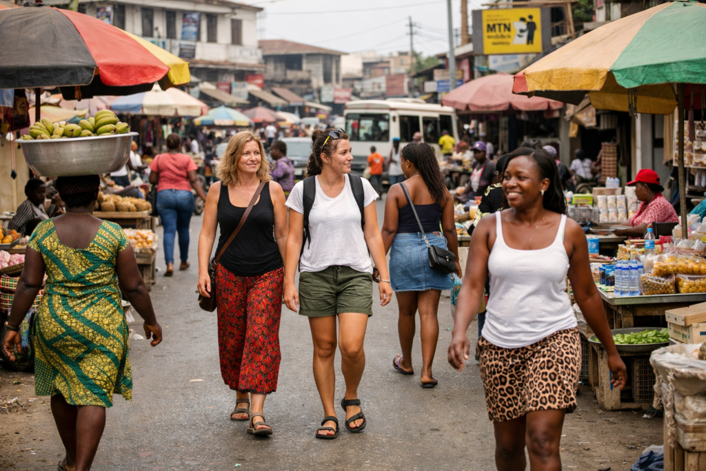 Safe streets in Accra, Ghana for solo travelers